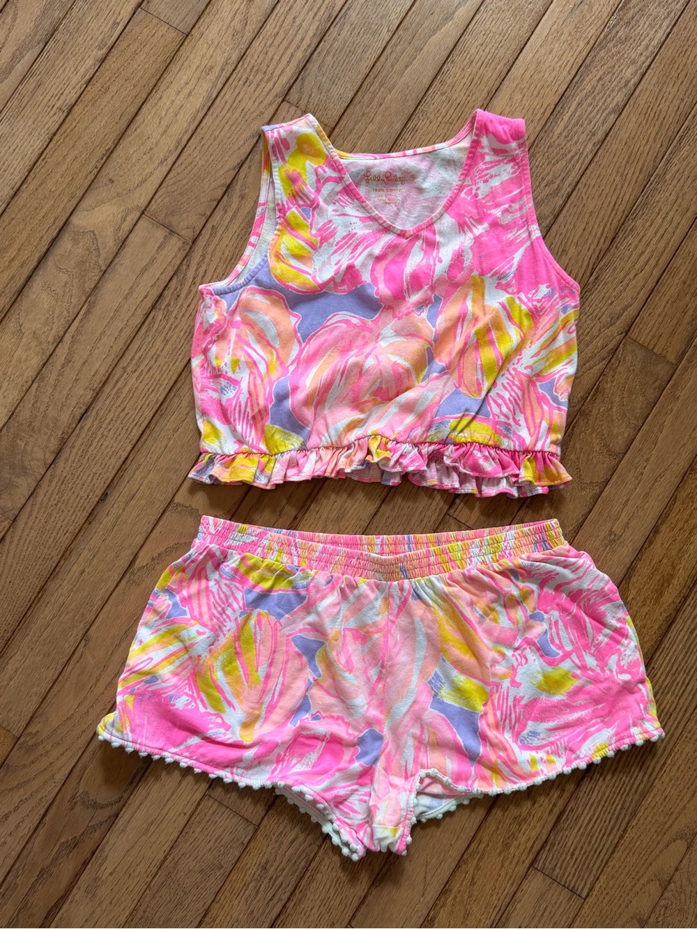 Lilly Pulitzer Girls Tropical Print Set